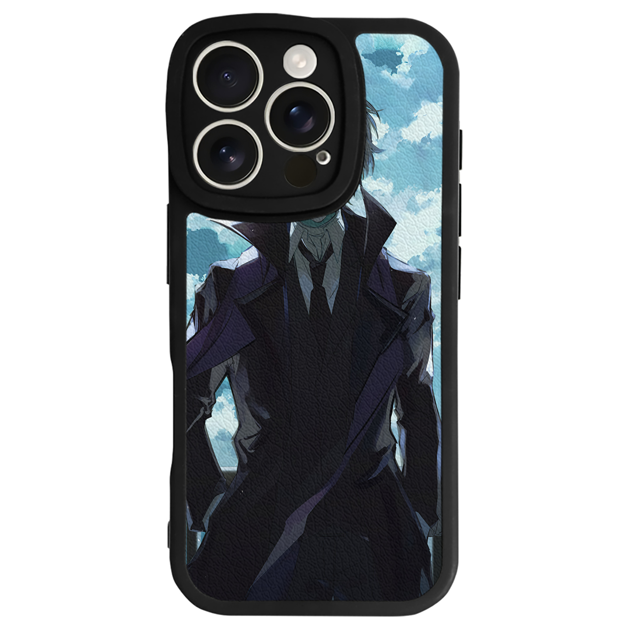 （画像用） 文豪ストレイドッグス Bungo Stray Dogs 【iPhone 16シリーズ対応】シリコンスマホケース（レザー調） 材質：シリコン